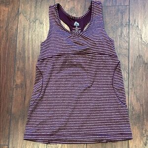 RBX Purple Striped Tank Top